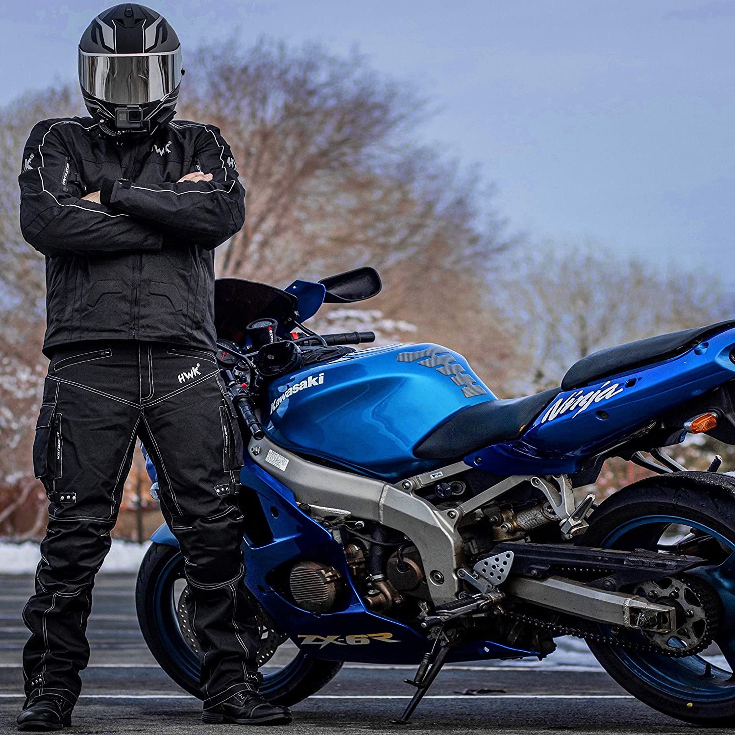 Spyder Motorcycle Jacket for Men with Weather Resistant Cordura Textile Fabric for Enduro Motocross Jacket - Rush2Wait Travel Co.